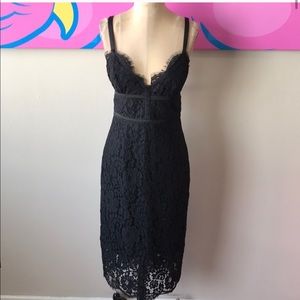 Keepsake Interlude Black Lace Dress
